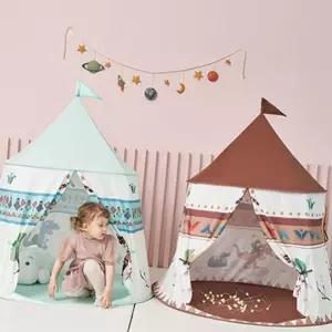 (다올)인디언텐트 실내놀이텐트 키즈텐트 브라운 아기텐트