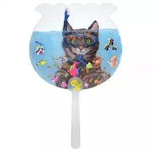 여름 부채 만들기 고양이어항