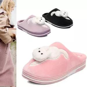 [카미엣뮤즈]고양이 털 슬리퍼_KM22w230