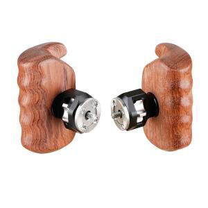 Kyul 목재 카메라 핸드 그립, M6 RRI 로제트 마운트 (왼쪽 및 오른쪽), 범용