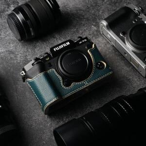 카메라  가죽 가방 바디 케이스, 후지필름 T-X5 T Tx5 용 보호 슬리브 하프