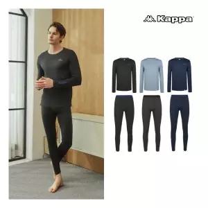 [카파]남성 크루넥 웜 동내의 상하의 3세트