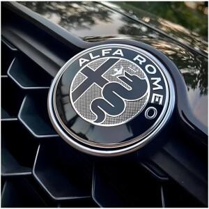 알파 로메오용 74mm 블랙 레드 7색 커버 센터 콘솔 노브 인테리어 스티커 줄리에타 GT 자동차 프론트 그릴