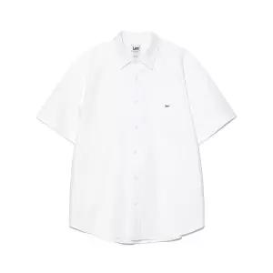 브랜드정품 LEE 로코 포켓 옥스포드 반팔 셔츠 화이트 147433