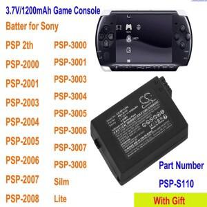 카메론 시노 배터리 PSP-S110 소니 PSP-2000 1200mAh