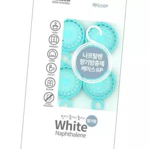(올핀)나프탈렌 방충제 화이트 케이스 6p 변기 좀약