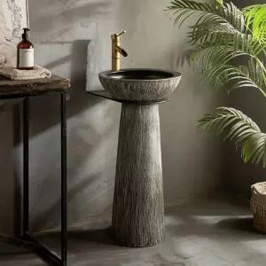 미니 스탠드 세면대 야외 (수전 세라믹 2종 도기 정원 긴다리 미포함) 세트