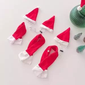 [텐바이텐]인형 산타 고깔모자+목도리 세트(3사이즈)