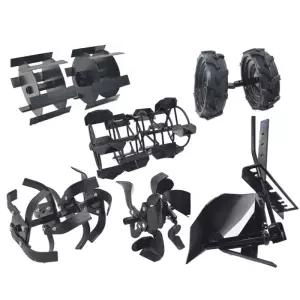 미니관리기 부품 로타리날 미세 한 쌍 텃밭 도랑 휠 17축 쟁기날바퀴 제초