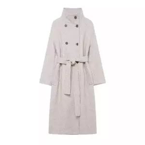 엘럽 여친 모직 봄 코트 더블 박템1