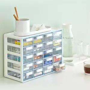 [생활] 시스맥스 UP 시스템 멀티박스 소형 20단 수납정리함 서랍형수납함 플라스틱정리함 사무용수납함