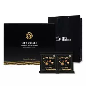 너츠브라더 하루한줌견과 슬로우빈60봉 견과선물세트+ 쇼핑백