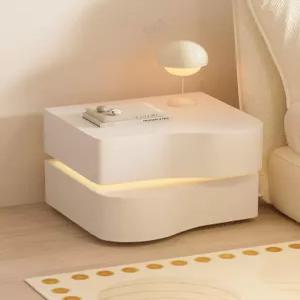 조명 협탁 침대 밀키 디자인 탁자 침대옆 인테리어