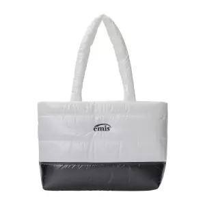 매장정품 EMIS 이미스 GLOSSY PADDED TOTE BAG-WHITE m1037_1334394 1378512