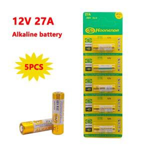 초인종 워크맨 자동차 경보 원격 제어 A27 27A MN27 ALK27A 용 5PCS 12V 건식 알카라인 배터리