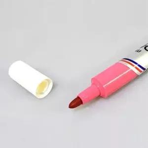 [문구/오피스] 둥근닙 유성마카 12색 유성매직 종이 금속 목재 필기