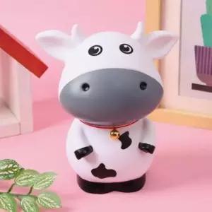 [문구/오피스] 모으소 밀크 카우 저금통 대 화이트