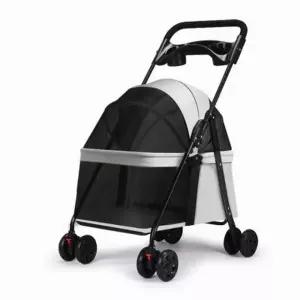 [텐바이텐]강아지 애견 유모차 고양이 산책 외출용 카트 접이식 캐리어