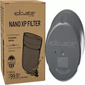 에픽 워터 필터 교체 나노 XP 피처 또는 디스펜서 여과는 박테리아 바이러스 낭종 납 크롬 6 PFOS PFOA