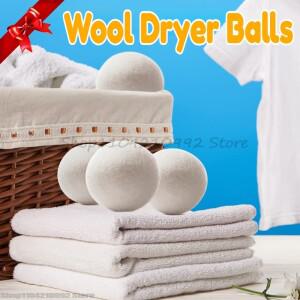 천연 양모 건조기 볼 섬유 유연제 민감한 피부용 재사용 가능 세탁 가정용 액세서리