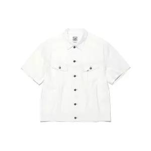 브랜드정품 LEE 라이더스 데님 반팔 셔츠 에크루 147472