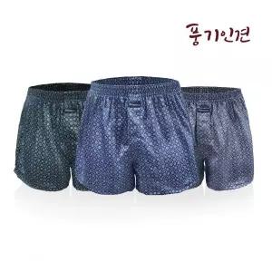 풍기인견 남성 직기 트렁크 팬티 3매입 216155