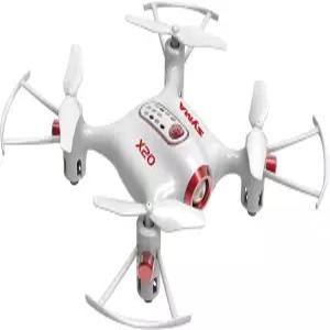 치어윙 Syma X20 미니 드론 RC 나노 쿼드콥터와 자동 호버링 3D 플립(화이트)