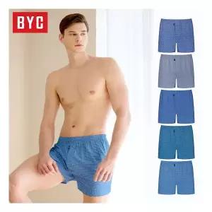 BYC 남성 순면 베이직 트렁크팬티 5종세트_BT03 216131