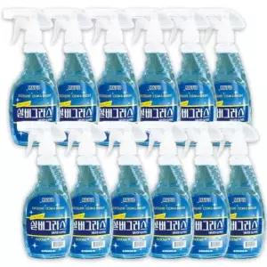 [반려] 말표 실버그라스 강력 유리세정제 600ml 12개