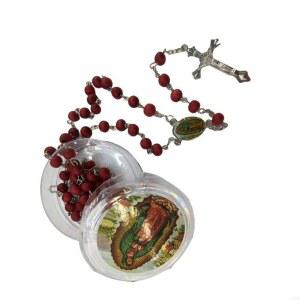 십자고상 십자가와 상자가 남성과 구슬 위한 목걸이 나무 묵주 기도