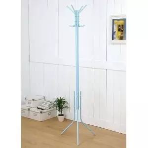 K.T스탠드행거(블루) 수납함 선반 의류수납 헹거 옷걸이