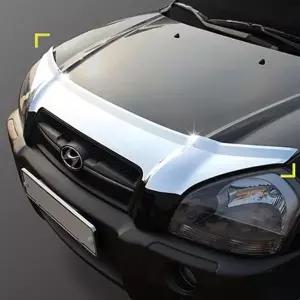 [하프클럽/]카니발튜닝용품 크롬 후드가드 인테리어 튜닝