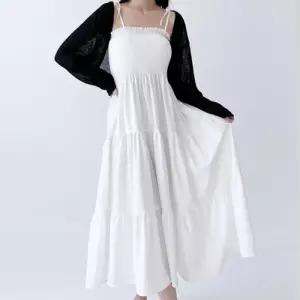 [리빌모아]여자 튜브탑 끈나시 스모크 롱 원피스 DJW-OPS-SGSSDR100-블랙