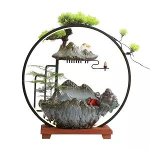 미니 실내분수 가습기 장식 인테리어 물소리 물레방아