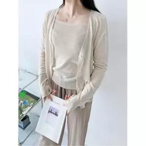 [리빌모아]여자 나시 가디건 세트 여성가디건 DJW1-CAS-S2LCBB1022-소라