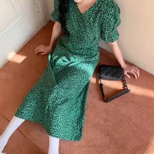 [리빌모아]여자 파워퍼프 레오파드 민소매 원피스 LDW-OPS-SSIS480-그린