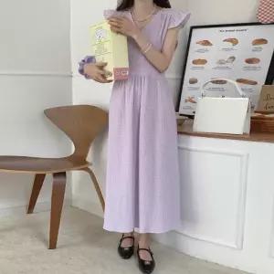 [리빌모아]여자 러플 3단 나시 민소매 롱 원피스 JSW-OPS-SP0000CEV-퍼플