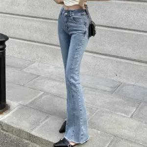 [리빌모아]여자 나팔 스트레이트 슬림핏 청바지 JSW-JES-SP0000CMJ-블루