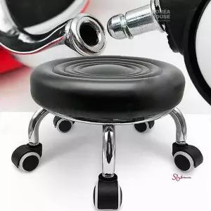 이동의자 낮은 바퀴의자 동글뱅이 블랙fgh807