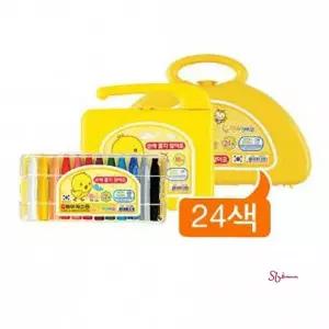 동아 손에묻지않는 24색 노랑병아리 크레용vwx001