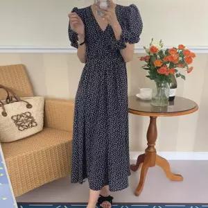 [리빌모아]여자 립스 롱 브이넥 랩 반팔 원피스 JSW1-OPS-SP0000CEW