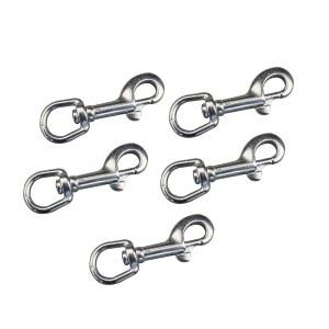 316 타원형 72MM 등급 볼트 아이 싱글 스테인레스 82MM 스냅 스틸 65MM 스위블 엔드 91MM 가죽 SUCBA 해양 다이빙용