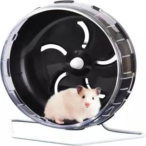 사일런트 햄스터 휠 야오비스 8.5인치 조용한 운동 거빌 마우스와 작은 반려동물을 위한 조절 가능한