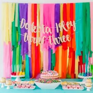 파티 롤스트리머 파티소품 촬영소품 15color 파티소품 스트리머 촬영소품