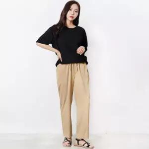 [리빌모아]남여공용 빅사이즈 쿨 팬츠 밴딩팬츠 츄리닝 카고바지 조거팬츠 와이드팬츠