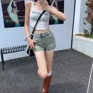 [리빌모아]여자 디스트레스드 데님 반바지 핫팬츠 JSW-JEH-SP0000CRO-데님