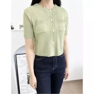 [리빌모아]여자 반팔 크롭 니트 가디건 자켓 하객룩 트위드자켓 원피스 여성가디건DJW