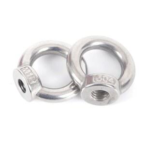 너트 40개 스테인레스 아이 아이볼트 후킹 나사 스틸 M6 리프팅 304