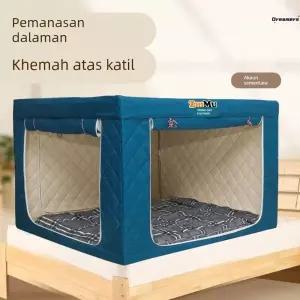 침대텐트 난방텐트 방한텐트 방한 방음 텐트 보온 두꺼운 패드 침대 실내방