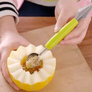 과일 조각칼 화채 만들기 양면 스쿱 스푼 칼 RD-10204 수박커터 수박컷팅